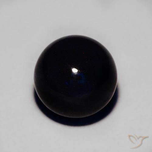 Ópalo negro Multicolor natural de 2.16 ct, Esfera / Bola, Opaco