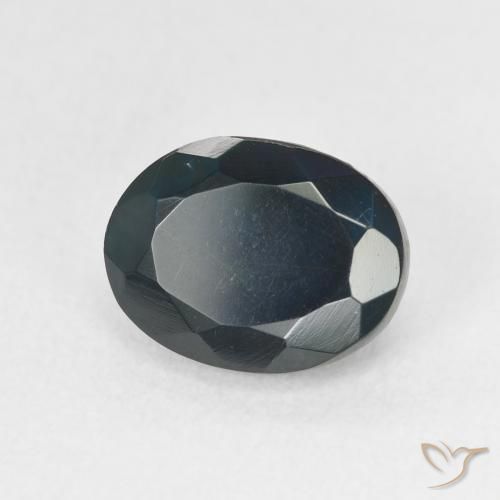 Ópalo negro Multicolor natural de 1.38 ct, Ovalada, Translúcido