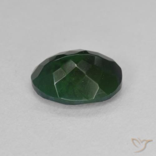 Ópalo negro Multicolor natural de 1.29 ct, Ovalada, Translúcido