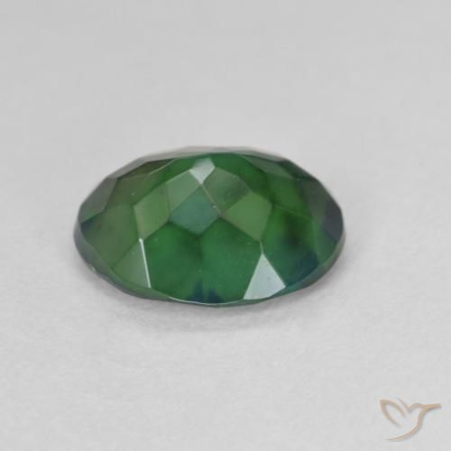 Ópalo negro Multicolor natural de 1.42 ct, Ovalada, Translúcido