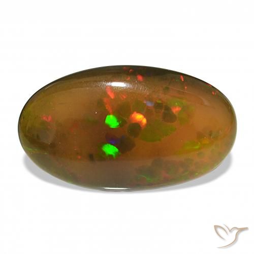 12.20ct Multicolor Ópalo negro, Ovalada, Opaco