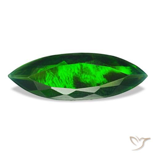Ópalo negro multicolor natural de 2,27 ct, marquesa, opaco