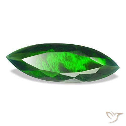 Ópalo negro multicolor natural de 2,27 ct, marquesa, opaco