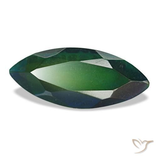 Ópalo negro multicolor natural de 1,77 ct, marquesa, translúcido