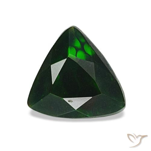 Ópalo negro multicolor natural de 1,06 ct, trillón, opaco