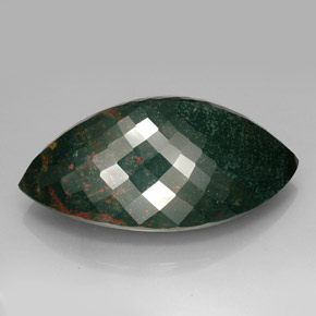 Heliotropo verde natural de 469,00 ct, marquesa, opaco