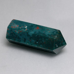 Heliotropo verde natural de 20,34 ct, forma elegante, opaco