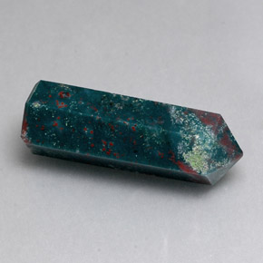 Heliotropo verde natural de 13,22 ct, forma elegante, opaco