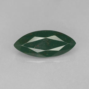 Sanguinaria Verde moteado natural de 2.38 ct, Marquesa, Opaco