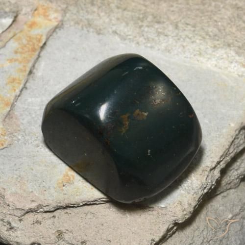 Sanguinaria Verde bosque natural de 21.56 ct, Corte Octágono / Esmeralda, Opaco