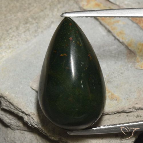 16.35ct Natural Multicolor Sanguinaria, En forma de pera, Opaco