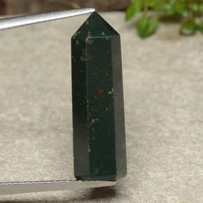 Heliotropo multicolor natural de 9,40 ct, forma elegante, opaco