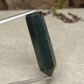 Heliotropo multicolor natural de 12,96 ct, forma elegante, opaco