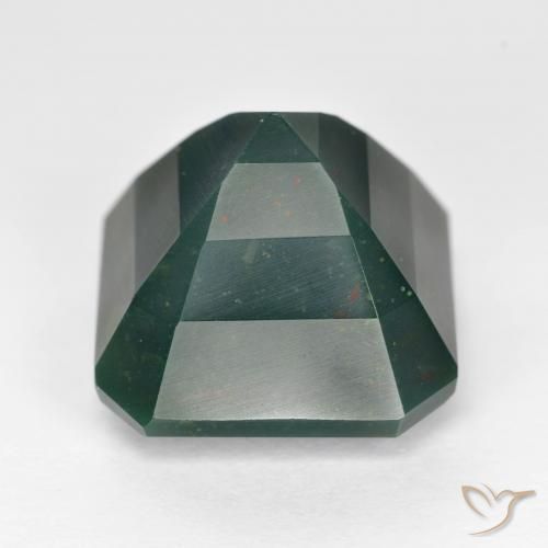 Sanguinaria Multicolor natural de 13.27 ct, Corte Octágono / Esmeralda, Opaco