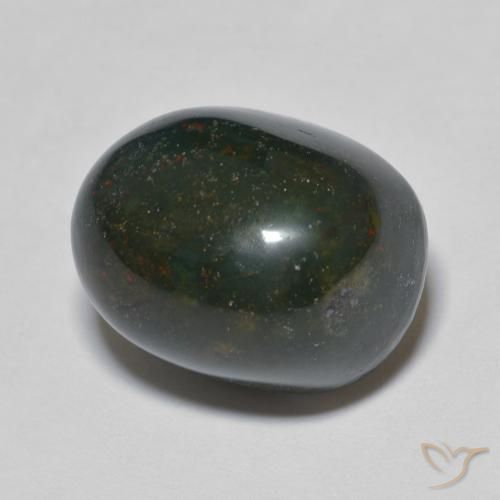 Sanguinaria Multicolor natural de 15.31 ct, Ovalada, Opaco
