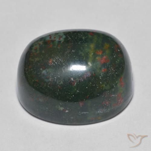 Sanguinaria Multicolor natural de 24.63 ct, Ovalada, Opaco