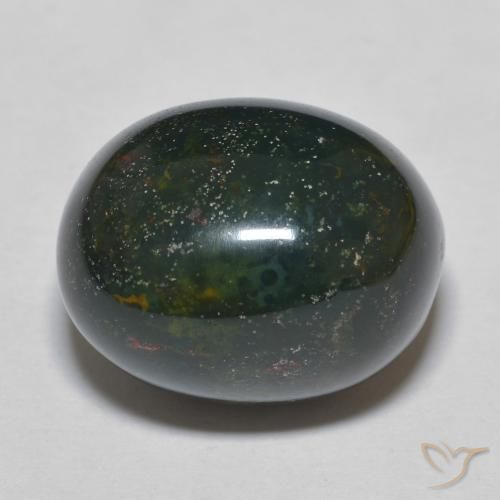 17.10ct Natural Multicolor Sanguinaria, Ovalada, Opaco