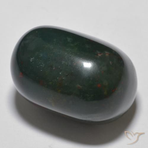 Sanguinaria Multicolor natural de 21.46 ct, Ovalada, Opaco
