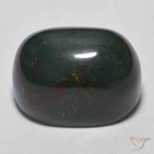 Sanguinaria Multicolor natural de 21.46 ct, Ovalada, Opaco