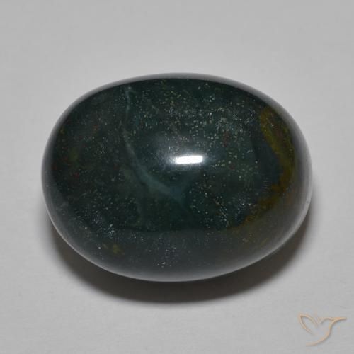 25.67ct Natural Multicolor Sanguinaria, Ovalada, Opaco