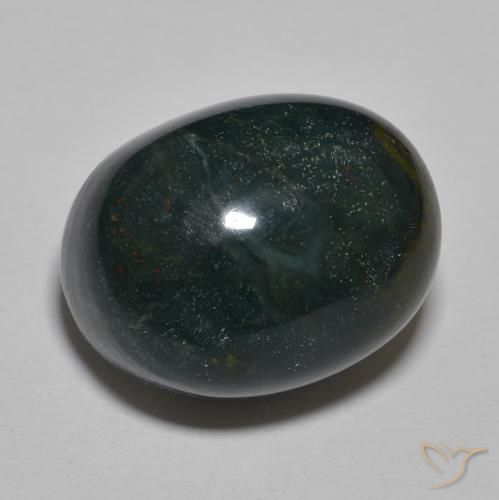 Sanguinaria Multicolor natural de 25.67 ct, Ovalada, Opaco