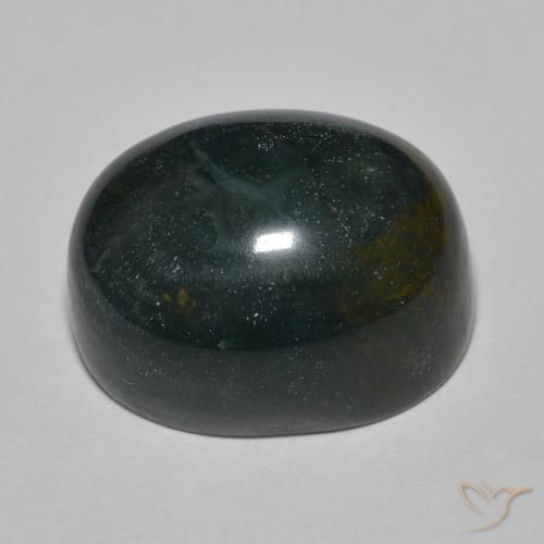Sanguinaria Multicolor natural de 25.67 ct, Ovalada, Opaco