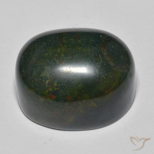 Sanguinaria Multicolor natural de 35.43 ct, Ovalada, Opaco