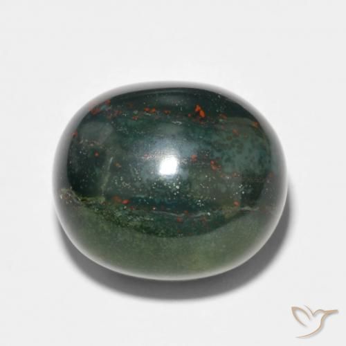 14.34ct Natural Multicolor Sanguinaria, Ovalada, Opaco