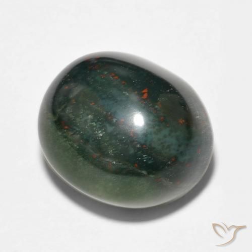 Sanguinaria Multicolor natural de 14.34 ct, Ovalada, Opaco