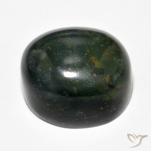 Sanguinaria Multicolor natural de 28.48 ct, Ovalada, Opaco