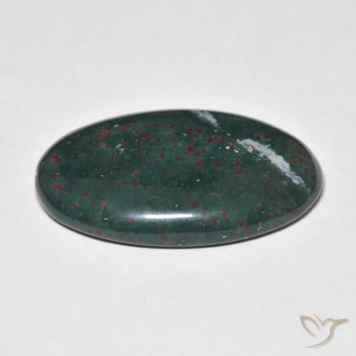 Sanguinaria Multicolor natural de 21.03 ct, Ovalada, Opaco