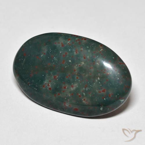 Sanguinaria Multicolor natural de 18.31 ct, Ovalada, Opaco