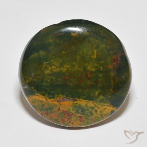 34.52ct Natural Multicolor Sanguinaria, Redondo, Opaco