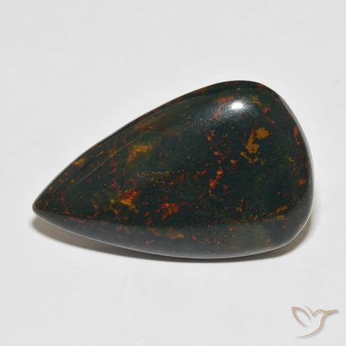 31.81ct Natural Multicolor Sanguinaria, En forma de pera, Opaco