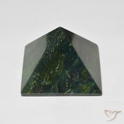 109.05ct Natural Verde oscuro Sanguinaria, Cuadrado, Opaco