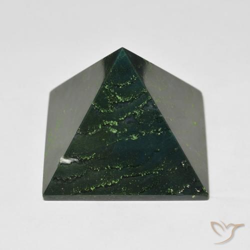 113.40ct Natural Verde oscuro Sanguinaria, Cuadrado, Opaco