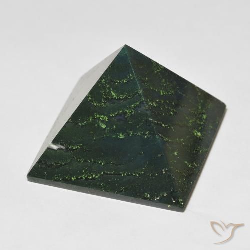 Sanguinaria Verde oscuro natural de 113.40 ct, Cuadrado, Opaco