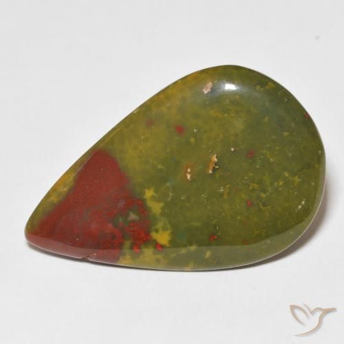 13.94ct Natural Multicolor Sanguinaria, En forma de pera, Opaco