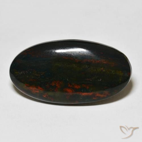 28.60ct Natural Multicolor Sanguinaria, Ovalada, Opaco