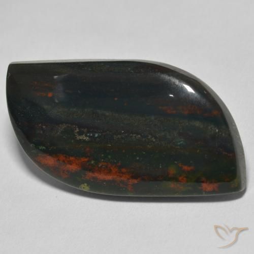 26.95ct Natural Verde y rojo Sanguinaria, Elegante, Opaco