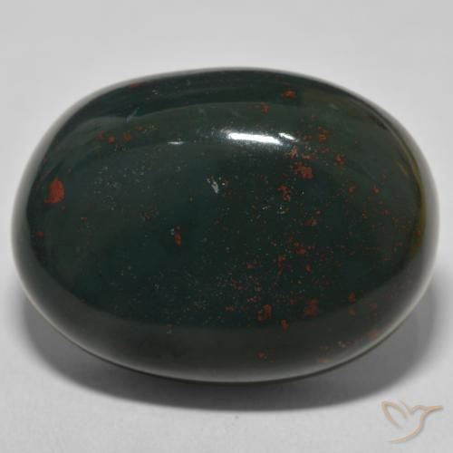 57.49ct Natural Verde multicolor Sanguinaria, Ovalada, Opaco