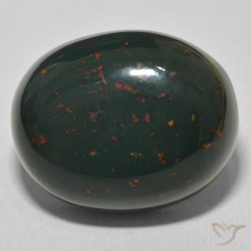 31.63ct Natural Verde multicolor Sanguinaria, Ovalada, Opaco