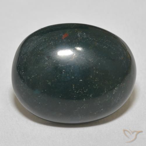 15.20ct Natural Verde multicolor Sanguinaria, Ovalada, Opaco
