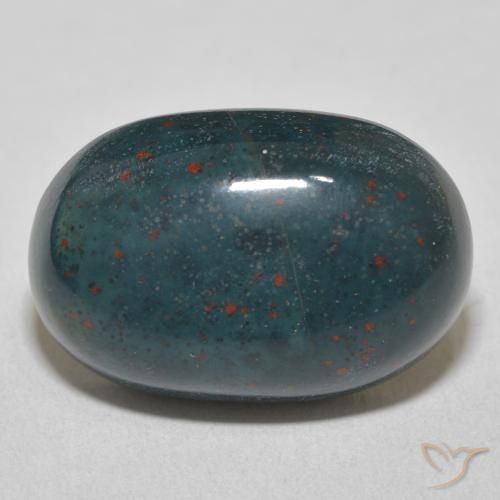 20.93ct Natural Verde multicolor Sanguinaria, Ovalada, Opaco