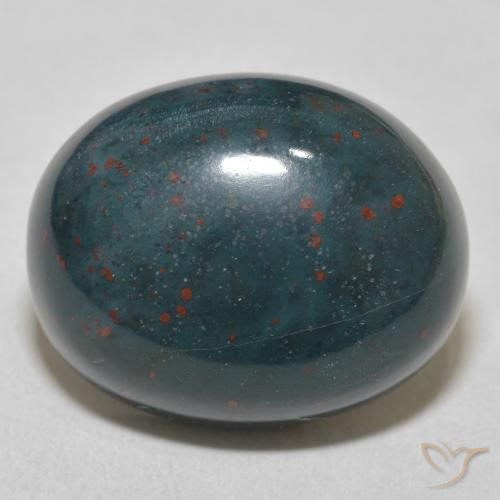 20.63ct Natural Verde multicolor Sanguinaria, Ovalada, Opaco