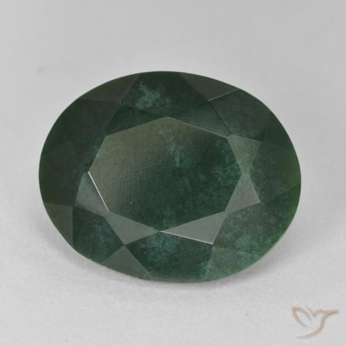 Sanguinaria Verde multicolor natural de 10.38 ct, Ovalada, Opaco