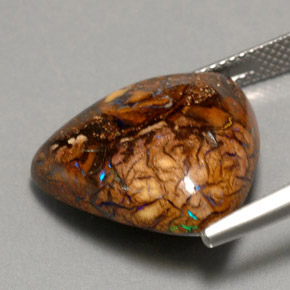 Ópalo de roca Multicolor natural de 17.44 ct, Trillón, Opaco