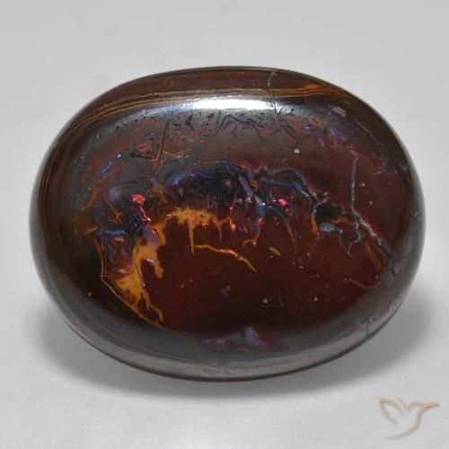 Ópalo de roca Multicolor natural de 28.58 ct, Ovalada, Opaco