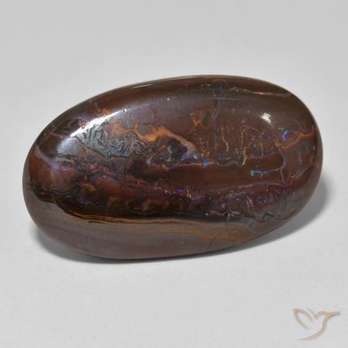 Ópalo de roca Multicolor natural de 20.92 ct, Ovalada, Opaco