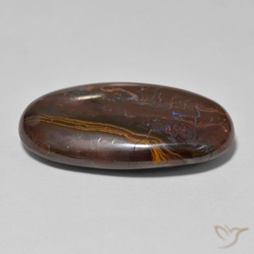 Ópalo de roca Multicolor natural de 20.92 ct, Ovalada, Opaco